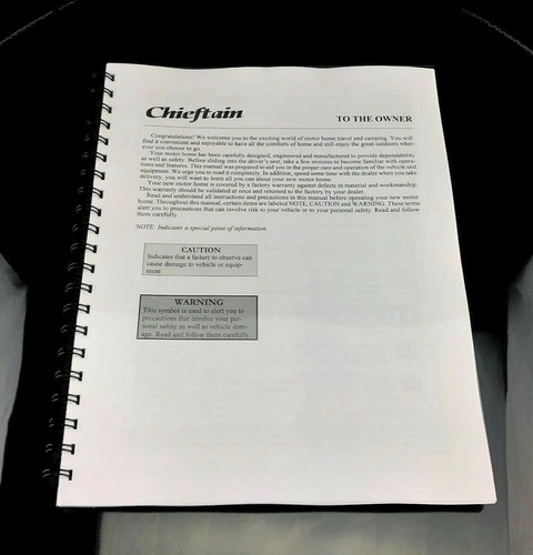 2001 winnebago chieftain motor - 2001,
