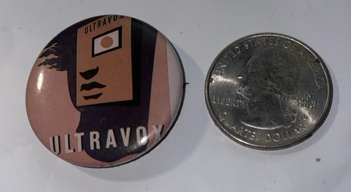 Ultravox pin vintage 80s - vintage,