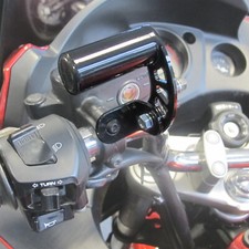 Motorcycle Motorbike SAT NAV PHONE Holder MOUNTING BRACKET Black 10mm Fixing