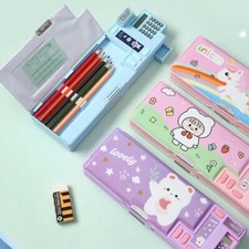 Double Layer Pencil Case With