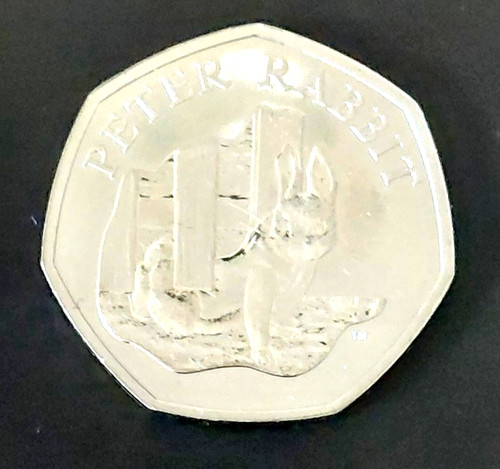 50p coin 2020 peter - coin,