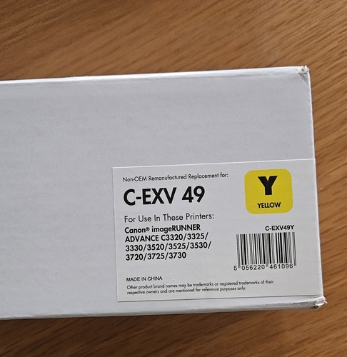 Canon exv49 yellow - c-exv49,