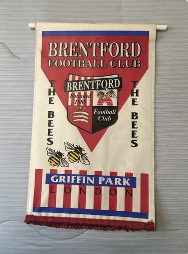 Brentford football pennant - football,