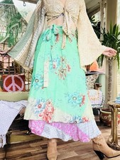 Layered Hippie Maxi Skirt