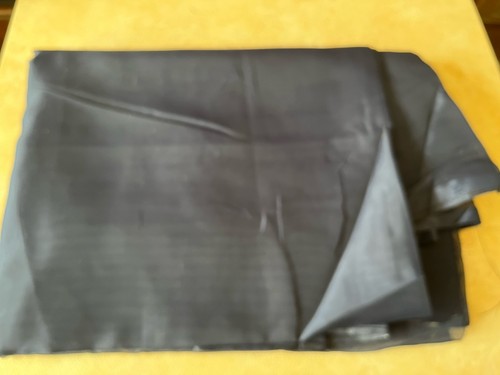 Voile fabric navy blue - fabric., blue.