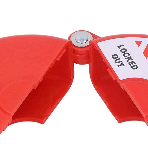 Red security valve lock - valve, abs