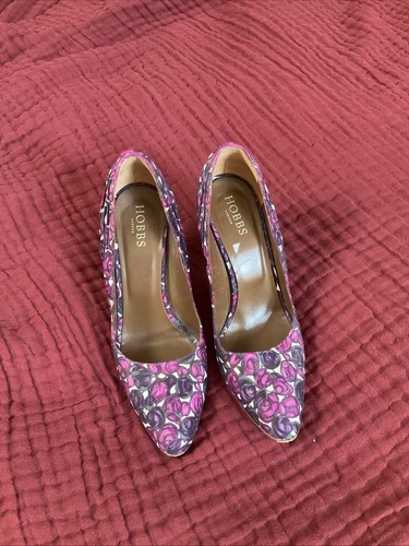 Hobbs purple floral shoes - purple, size