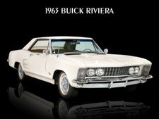 1963 Buick Riviera New Sign -