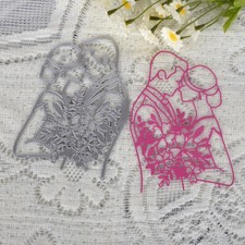 Wedding Couple Metal Cutting Dies Scrapbooking Card Craft DIY Embossing Stencils