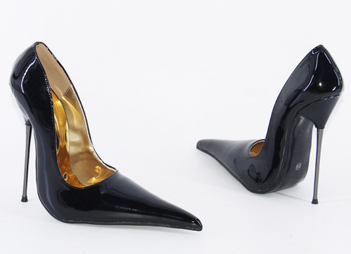 Extreme pointed high heel pump - pointed,