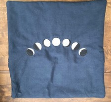 Handmade Moon Phase Cushion Cover 39.5 X 39.5 Cm