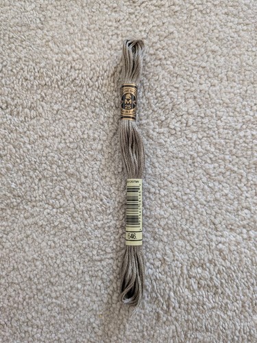 Dmc embroidery thread code 646 - embroidery,