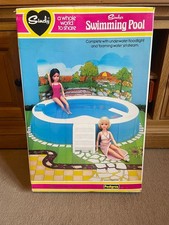 Vintage 1970’s Sindy Swimming Pool Diving Board & Steps, Boxed
