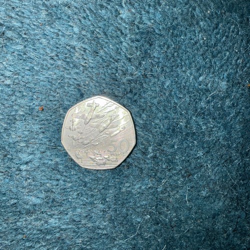 1994 circulated 50p coin rare - 50p,