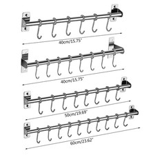 Kitchen Utensil Rail Mug Hooks