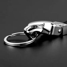 Metal Alloy and Leather Key