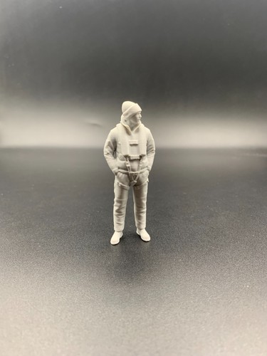 Rescue crew figure model boat - crew,