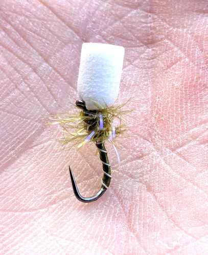 Olive top hat buzzers - top,