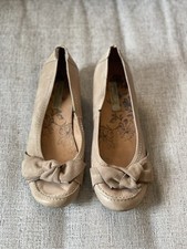 Next Taupe Wedge Heeled Shoes