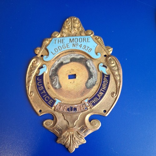 Pair plaques masonic - of,