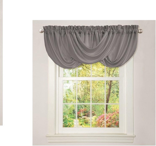 Lucia valance draped soft - valance, |