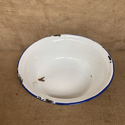 Rustic enamel bowl - rustic,