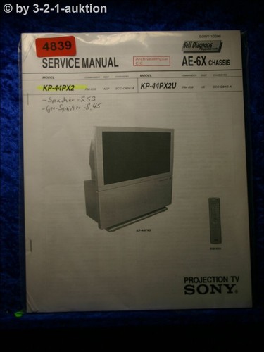 Sony service manual 44px2 - kp, /