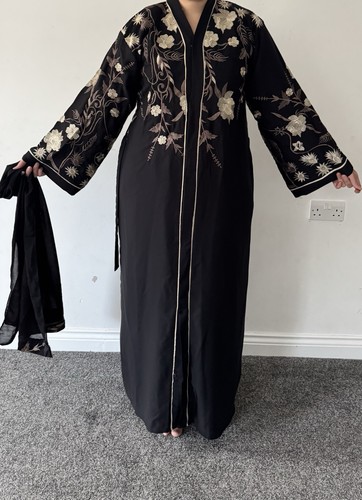 Black abaya - black,