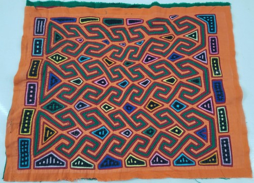 Vintage traditional kuna mola - traditional,