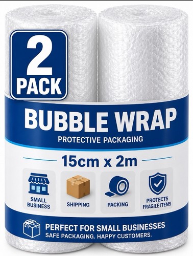 Bubble wrap rolls pack 15cm - bubble,