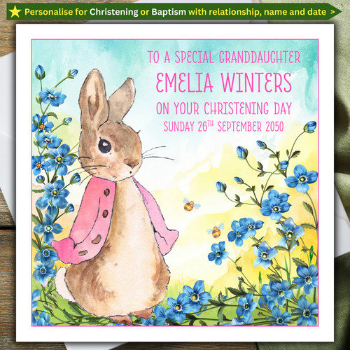 Personalised peter rabbit - peter,