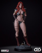 Red Sonja 1/10 scale 3D resin