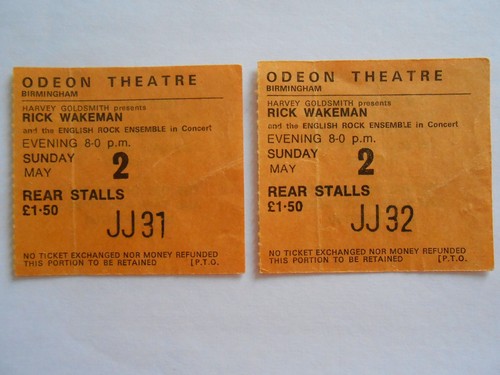 Rick wakeman tickets for - 2,