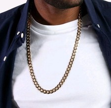 Solid 9ct Gold Chain Mens