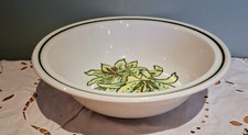 LARGE VINTAGE ROYAL WORCESTER PALISSY ORCHID SALAD BOWL