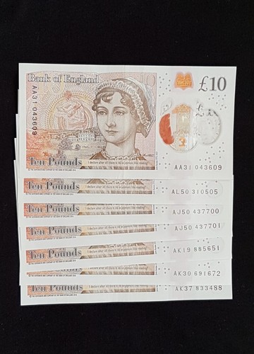 Rare uk bank notes - £10,
