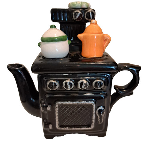 Tea pot old - pot, stove