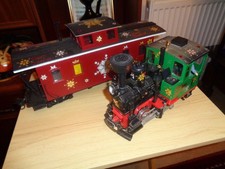 Vintage LGB LEHMANN 20212 Train and Coach Xmas - Untested but great condition.