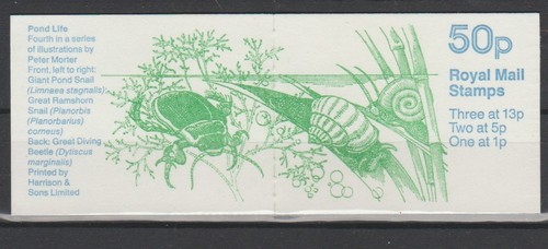 1986 booklet fb36 pond - booklet, sg