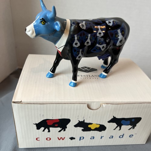Rare cow parade black tie - rare, ‘black