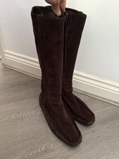 Bally Detty Women’s Brown Suede Tall Knee High Boots - Size UK 8 EU 41 - VGC