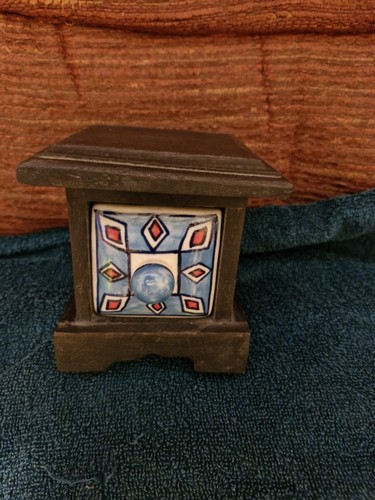 Mini wooden chest ceramic - chest,