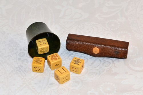 Vintage poker dice - poker,
