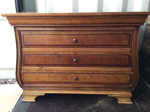 French serpentine shape chest - serpentine,