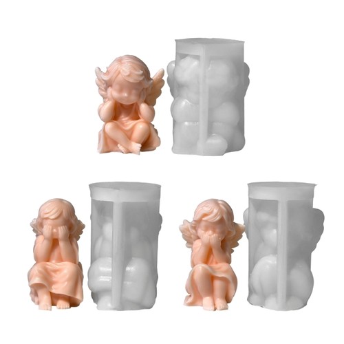 Angel mold silicone mould - 3d,