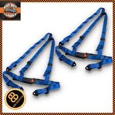 3 Point Blue Car Racing Seat