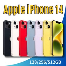 NEW sealed Apple iPhone 14 5G 128GB/256GB/512GB Smartphone All Colours iOS 6.1in