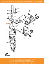 YAMAHA Nut, 3AK-22252-00 OEM