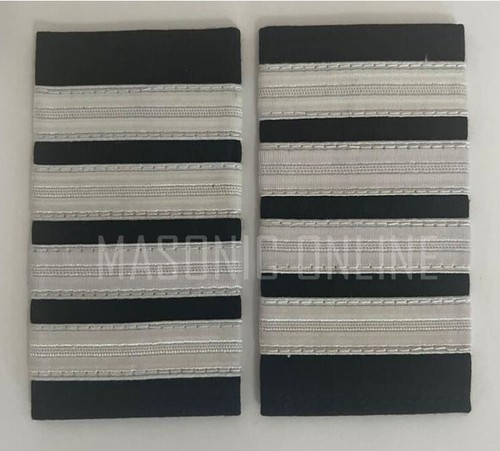 Pilot captain silver strips - pilot,