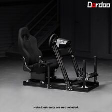Dardoo Pro Racing Simulator Cockpit Aluminum with Seat Fit Logitech Thrustmaster